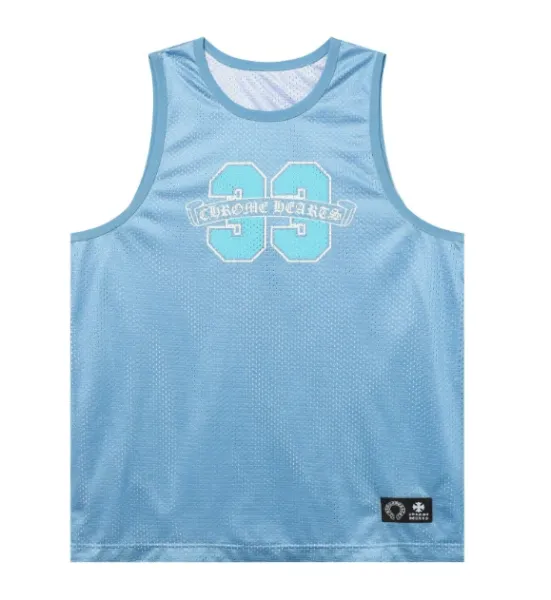 Chrome Hearts Mesh Reversible Vest Black / Sky Blue / Pink / Red - 3