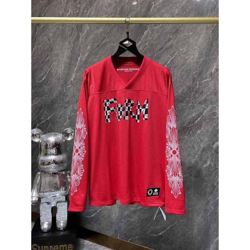 Chrome Hearts x Supreme FORM Red Mesh Jersey - 1