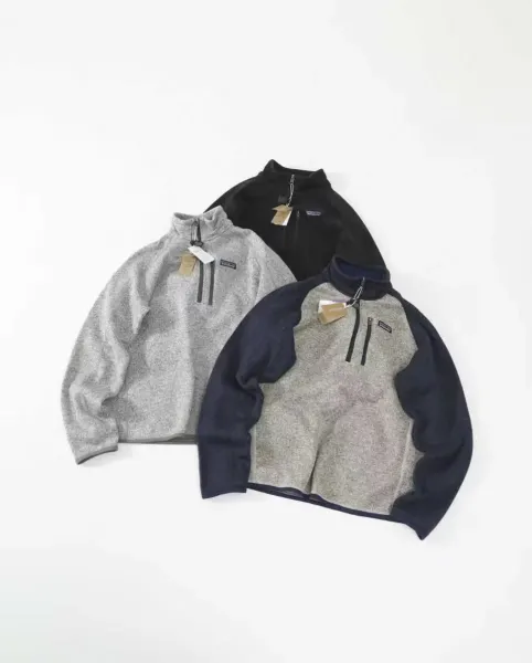 Patagonia Better Sweater 1/4-Zip Fleece Gray Outerwear - 7