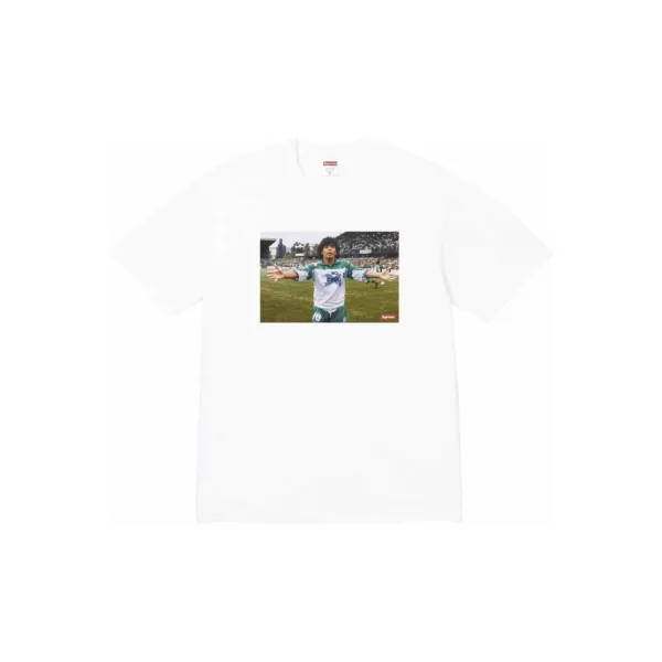Supreme Maradona 'No Drug' Photo Tee White T-Shirt - 1