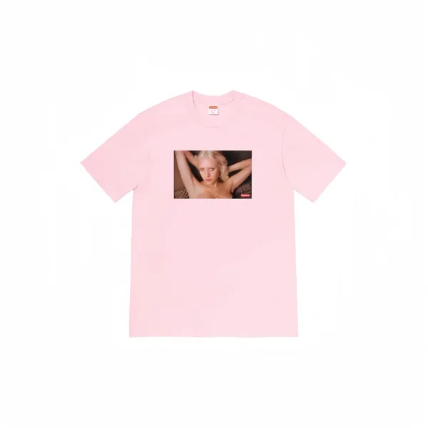 Supreme Photo Print Pink T-Shirt - 1