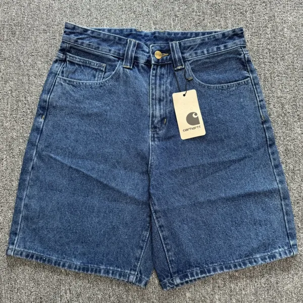 Carhartt Work In Progress Cargo Shorts Black Denim - 17