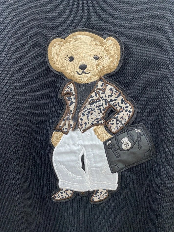 Ralph Lauren Polo Bear Embroidered Pink Sweater - 16