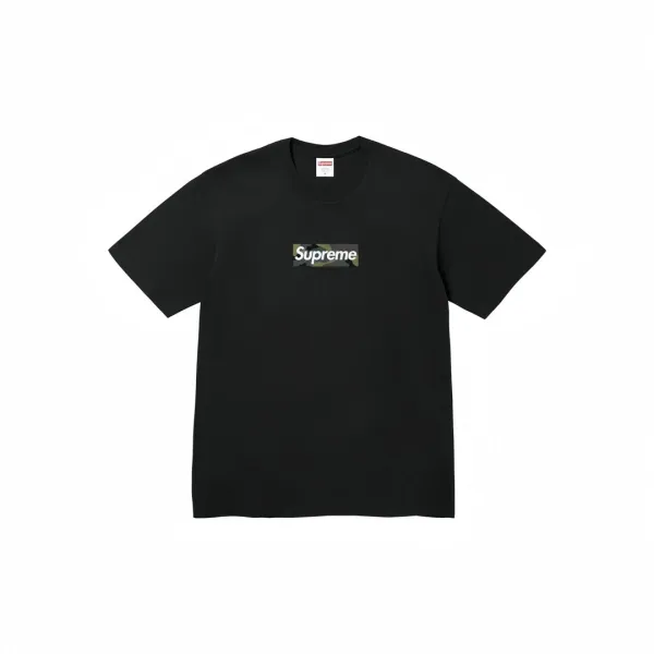 Supreme Box Logo Camo T-Shirt Black - 1
