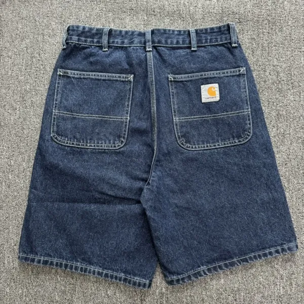 Carhartt Work In Progress Cargo Shorts Black Denim - 6