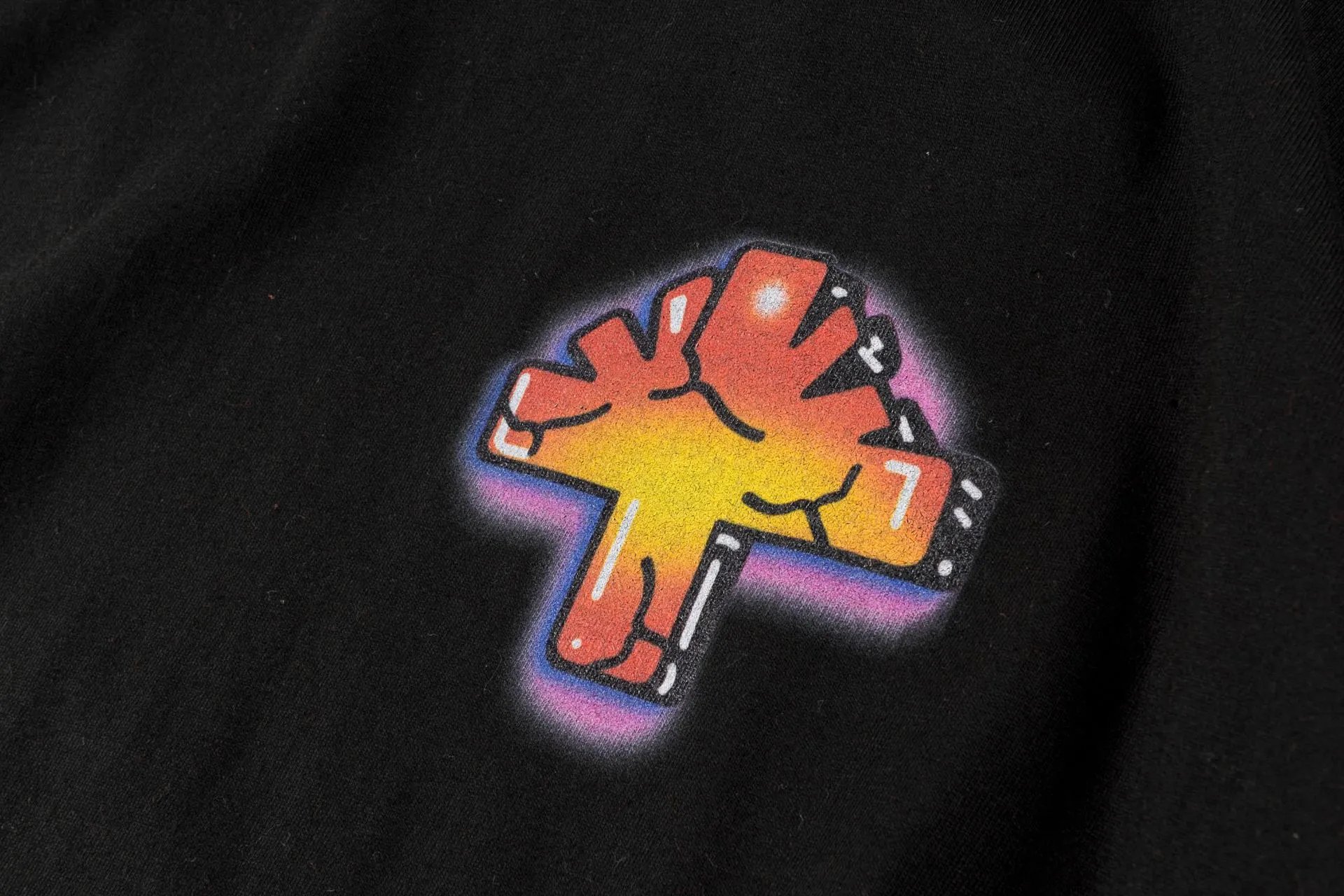 Vertabrate Vertty University Washed Black T-Shirt - 6