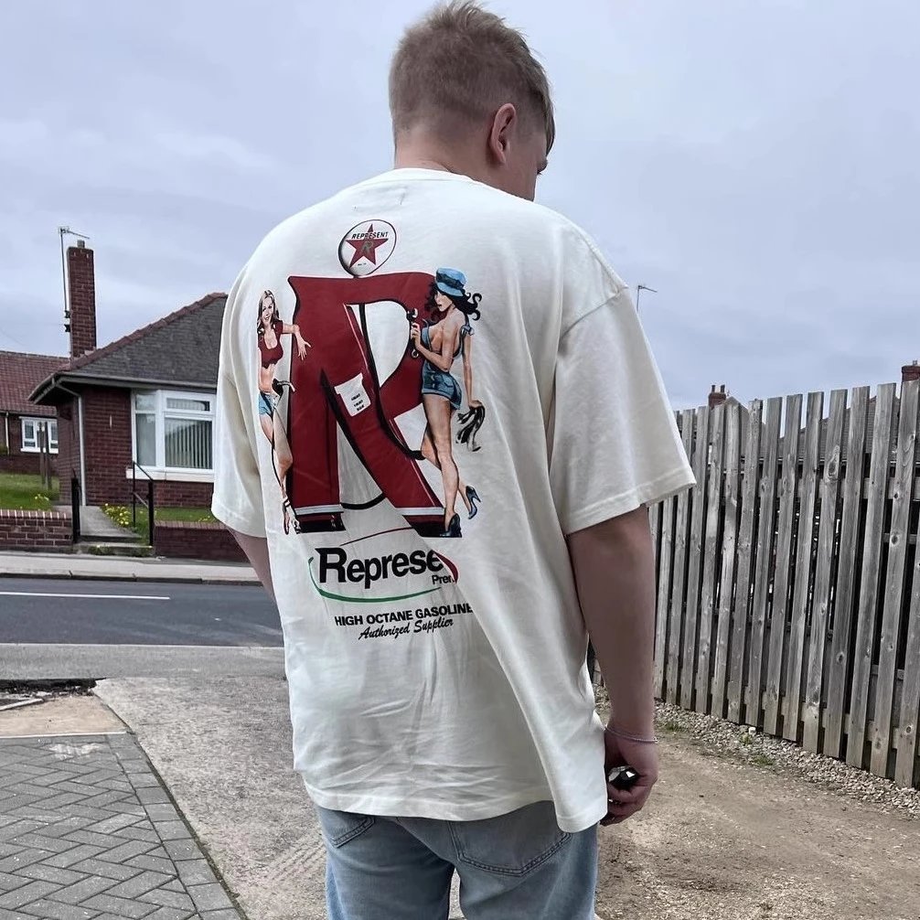 Represent Pit Crew White T-Shirt - 31