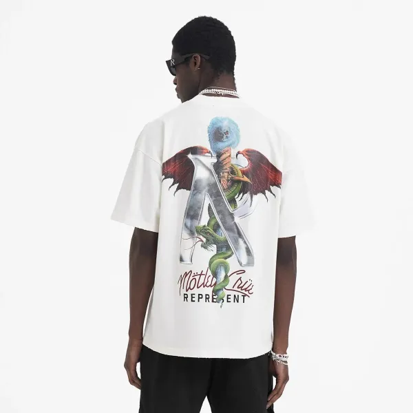 Represent Pit Crew White T-Shirt - 48