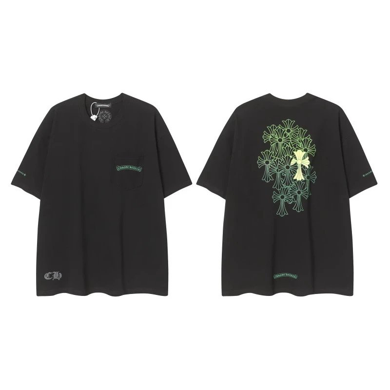 White Cotton T-Shirt With Multicolor Floral Print Oversized Style