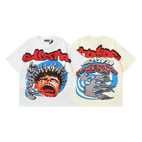 Hellstar Use Your Eyes Don't Just Talk A Lot Graphic T-Shirt - 8