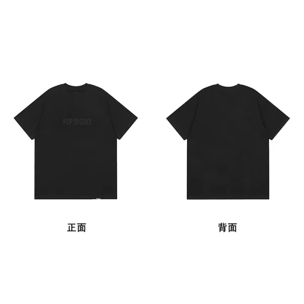 Represent Essential Logo T-Shirt Black - 1
