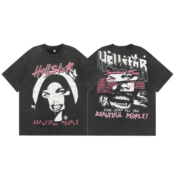 Hellstar Use Your Eyes Don't Just Talk A Lot Graphic T-Shirt - 39