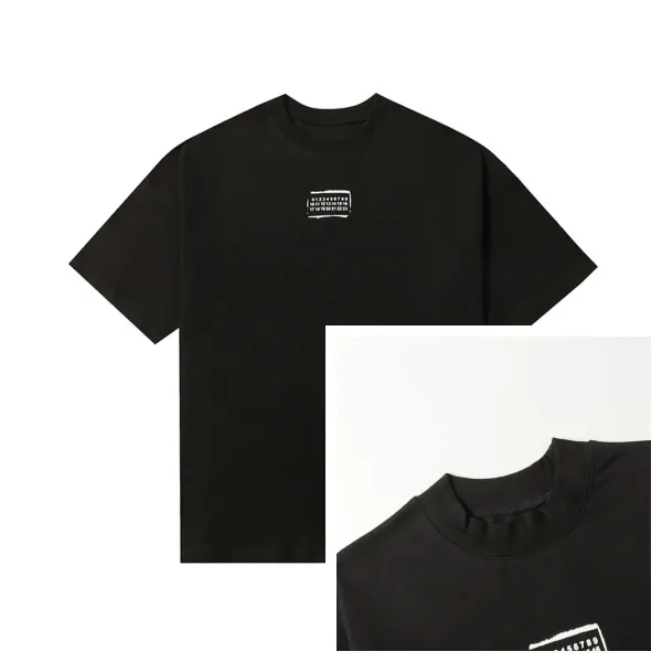 Maison Margiela Replica Numeric Logo Black T-Shirt - 1