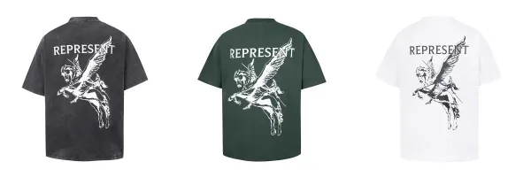 Represent Pit Crew White T-Shirt - 25