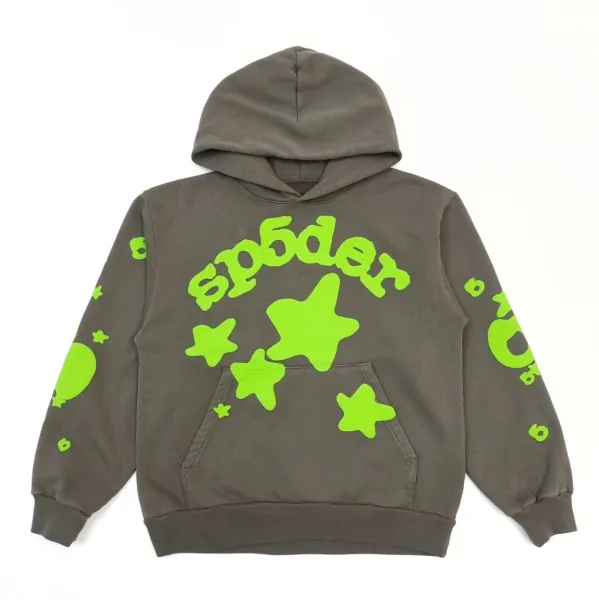 Jetterp Spiderweb Star Print Black Hoodie - 4