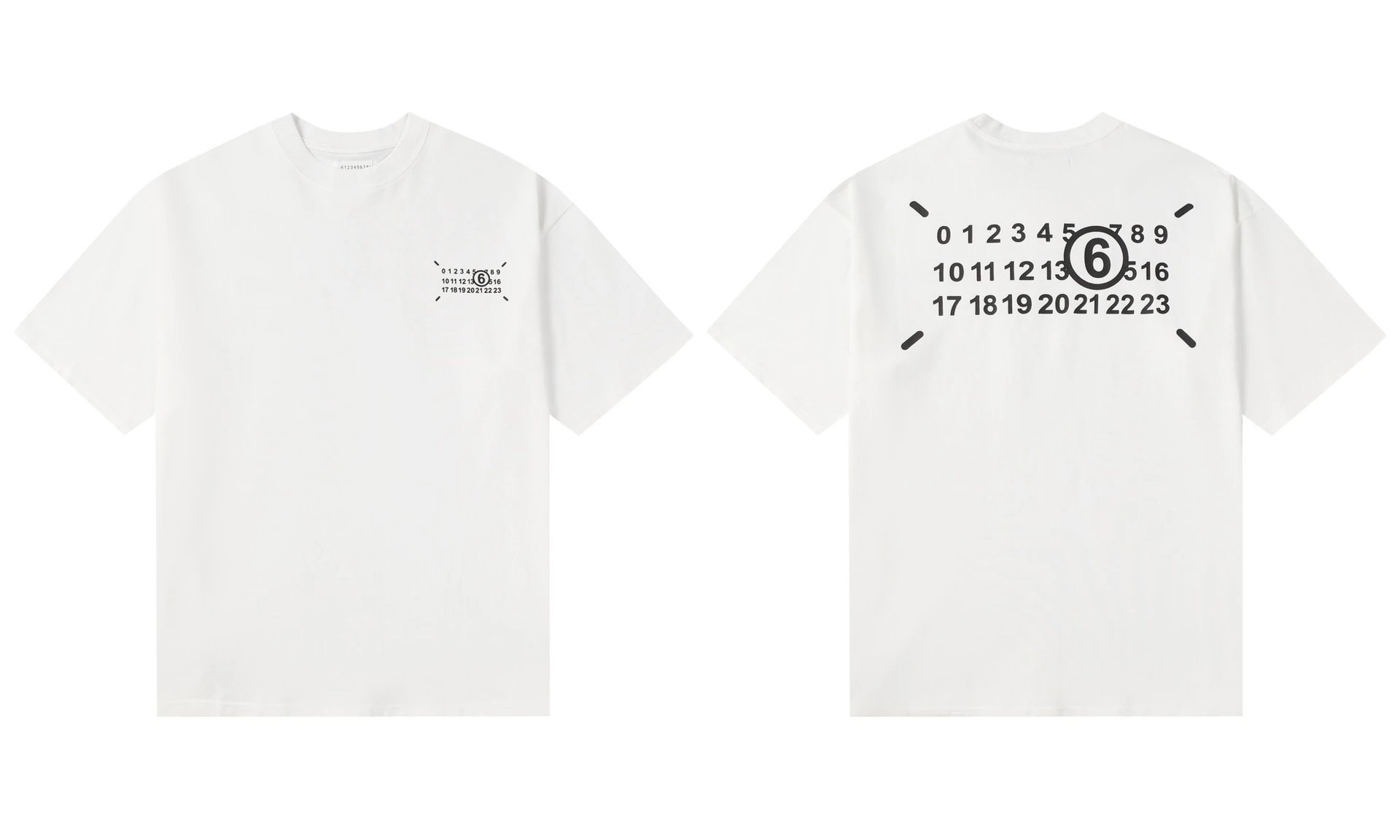 Off-White Diagonal Stitch T-Shirt White - 24