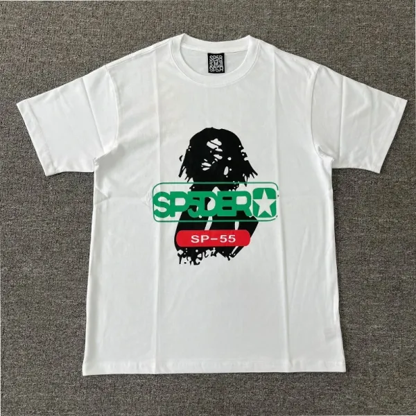 SPER Spider Web Graphic Green T-Shirt - 35