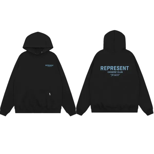 Represent Owners' Club Black Hoodie - 1