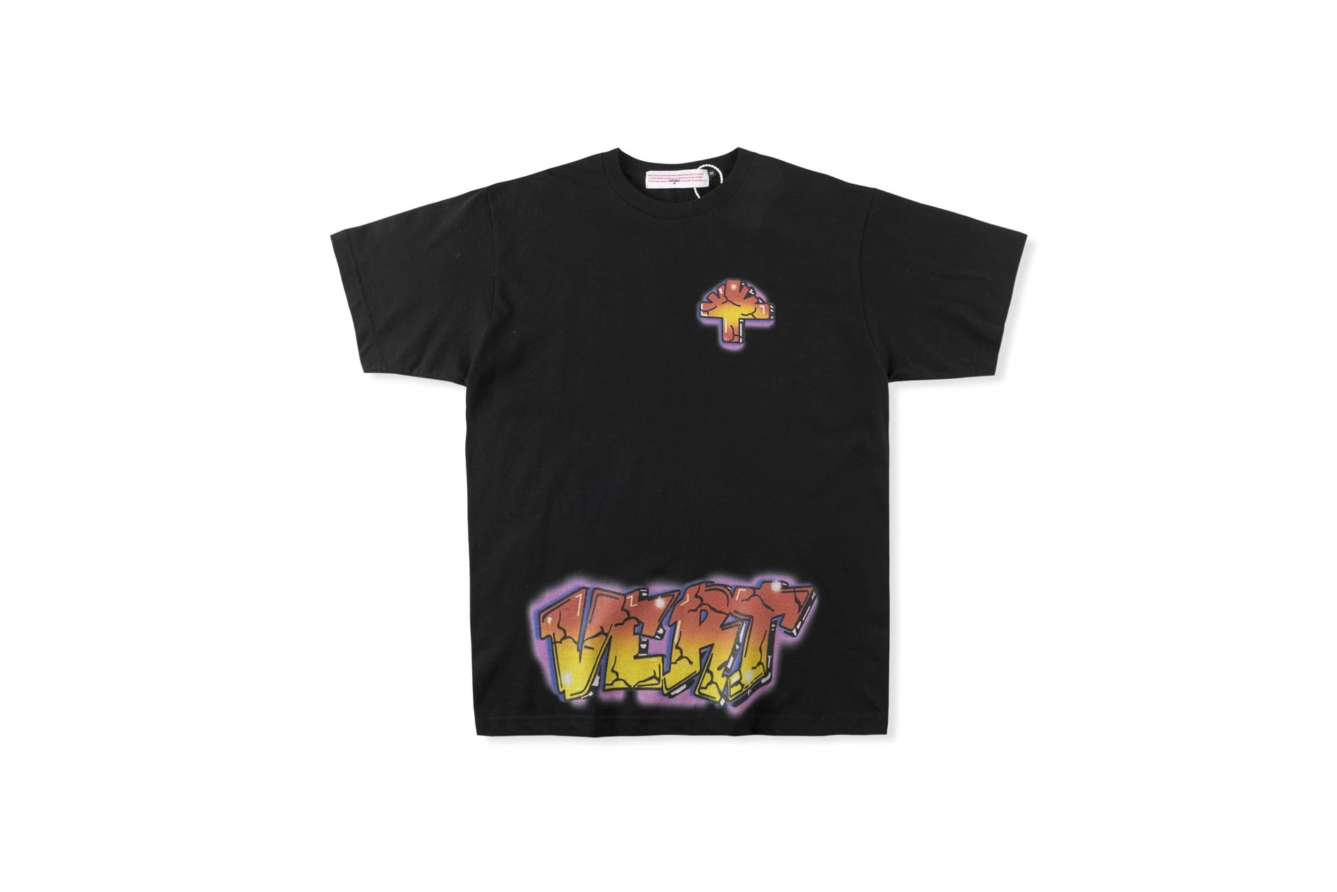 Vertabrate Vertty University Washed Black T-Shirt - 3