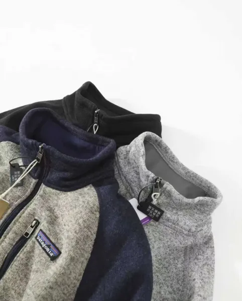 Patagonia Better Sweater 1/4-Zip Fleece Gray Outerwear - 12