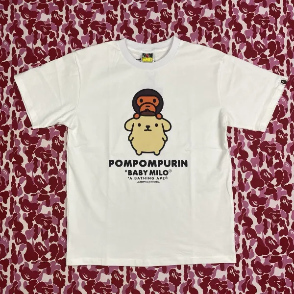 A Bathing Ape x Sanrio Baby Milo Collaboration Graphic T-Shirt White - 18