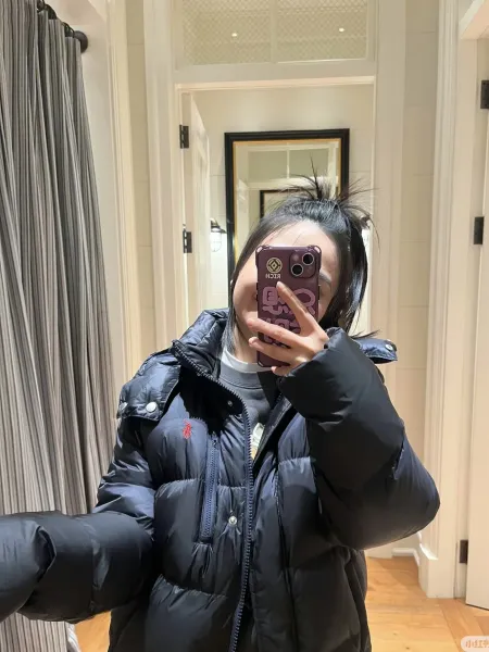 Ralph Lauren Children's Down Jacket Navy Blue - 9
