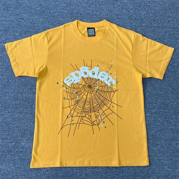 SPER Spider Web Graphic Green T-Shirt - 18