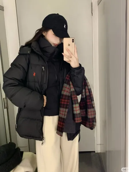 Ralph Lauren Children's Down Jacket Navy Blue - 14
