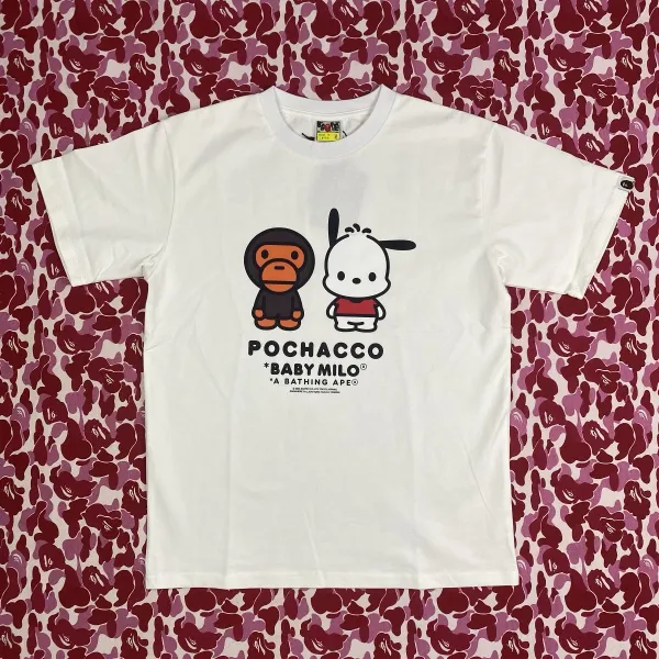 A Bathing Ape x Sanrio Baby Milo Collaboration Graphic T-Shirt White - 20