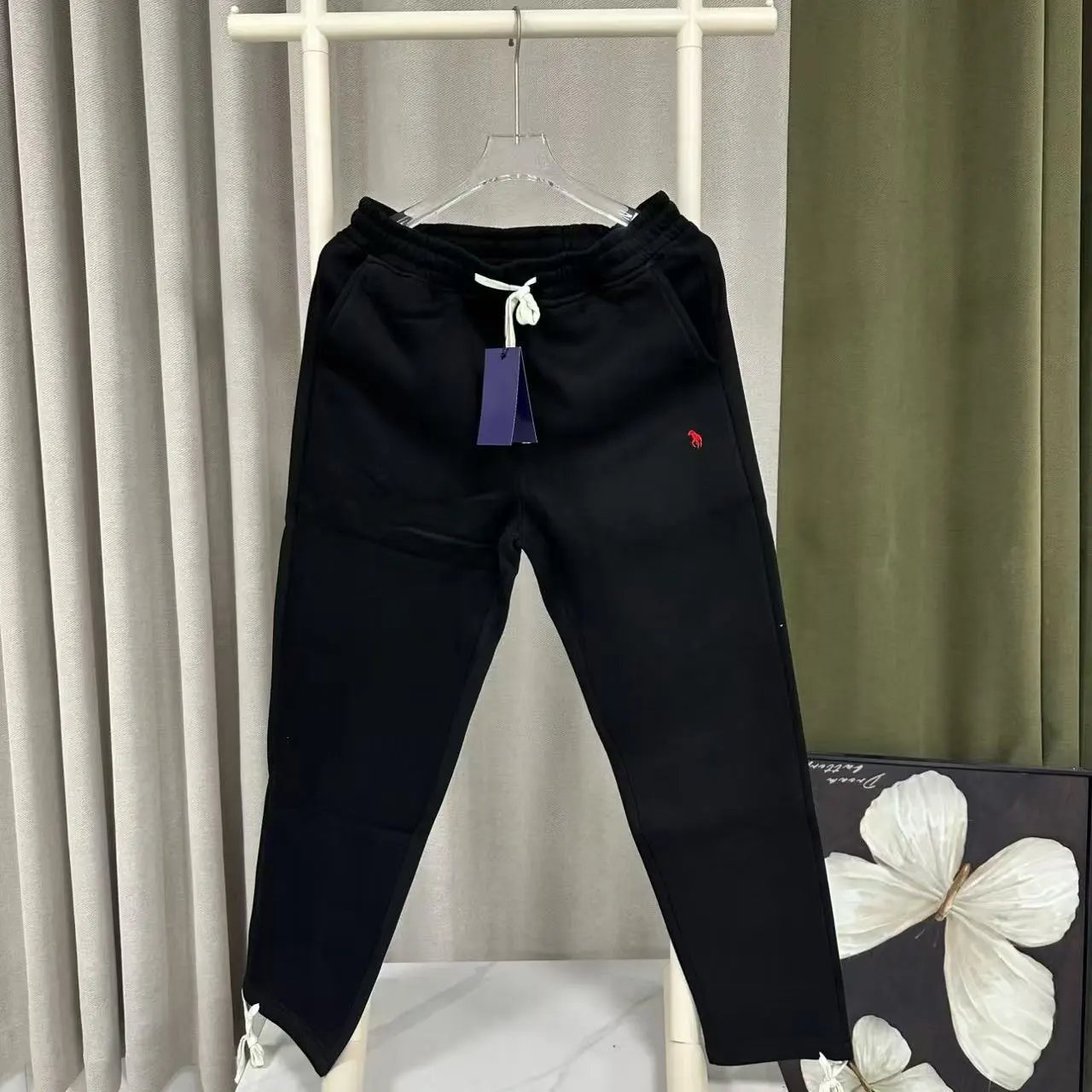 Black with Red Logo