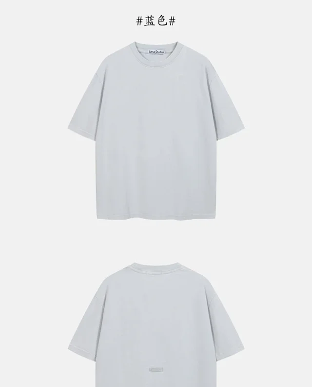 Acne Studios T-Shirts Logo Print T-Shirt product detail image 22