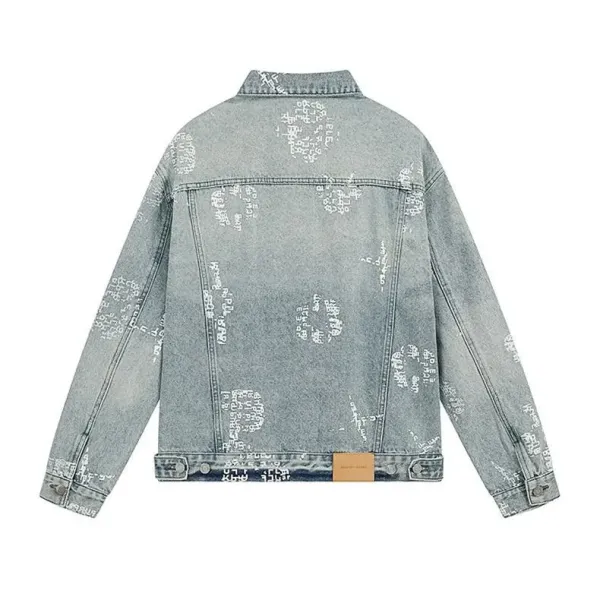 Off-White x Levi's Embroidered Denim Jacket Light Blue Denim-Jacket - 7