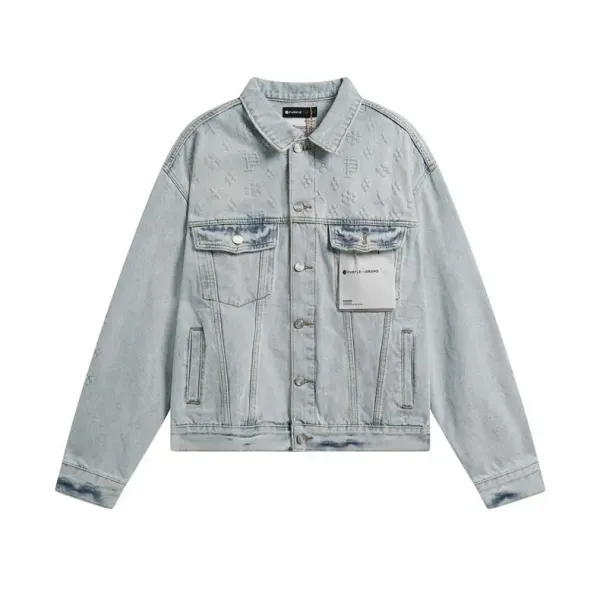 Off-White x Levi's Embroidered Denim Jacket Light Blue Denim-Jacket - 15