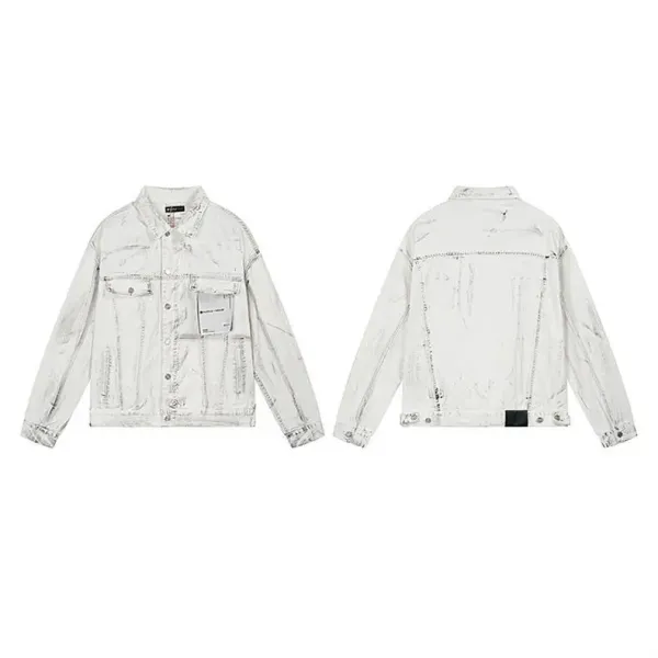 Off-White x Levi's Embroidered Denim Jacket Light Blue Denim-Jacket - 11