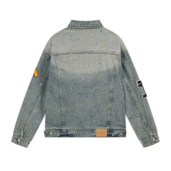 Off-White x Levi's Embroidered Denim Jacket Light Blue Denim-Jacket - 19