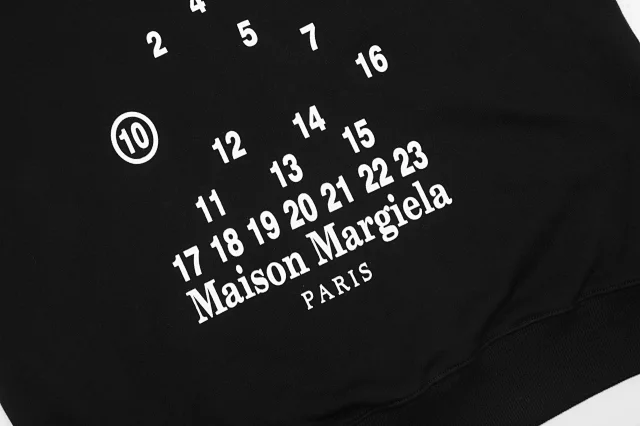Maison Margiela Hoodies & Sweatshirts Numeric Logo Hoodie product detail image 48