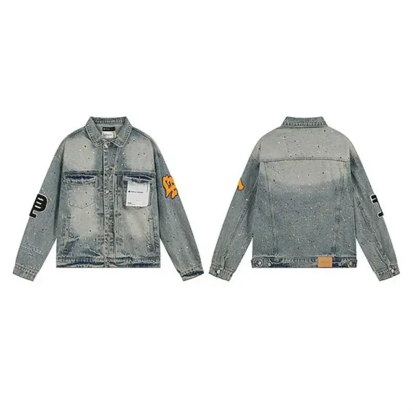Off-White x Levi's Embroidered Denim Jacket Light Blue Denim-Jacket - 17