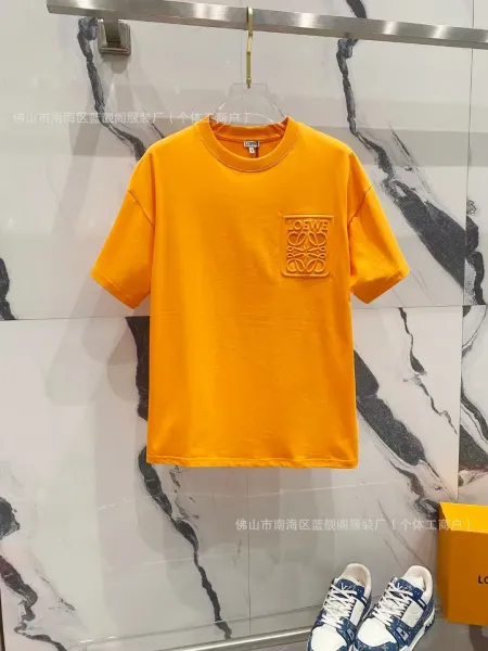 Loewe Anagram Pocket T-Shirt Orange - 1