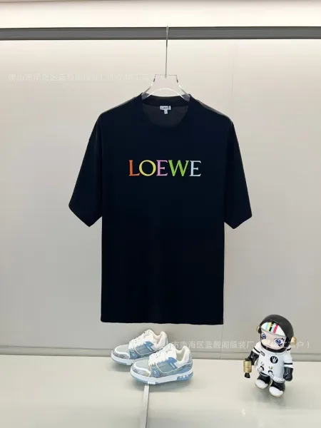 Loewe Rainbow Logo Black T-Shirt - 1