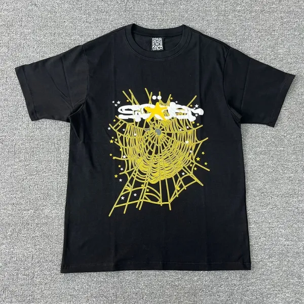 SPER Spider Web Graphic Green T-Shirt - 19