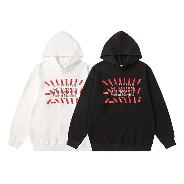 Maison Margiela Hoodies & Sweatshirts Numeric Logo Hoodie product detail image 37