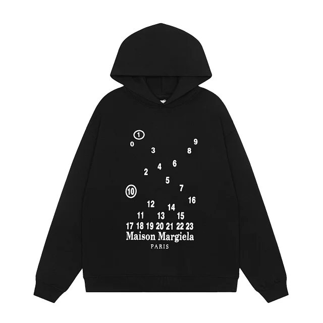 Maison Margiela Hoodies & Sweatshirts Numeric Logo Hoodie product detail image 43