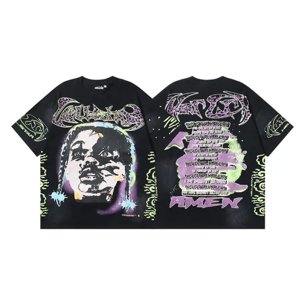 Hellstar Use Your Eyes Don't Just Talk A Lot Graphic T-Shirt - 30
