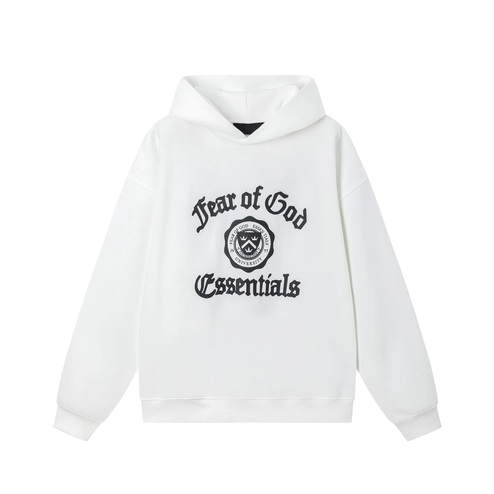 Fear of God Essentials University Hoodie Black - 5