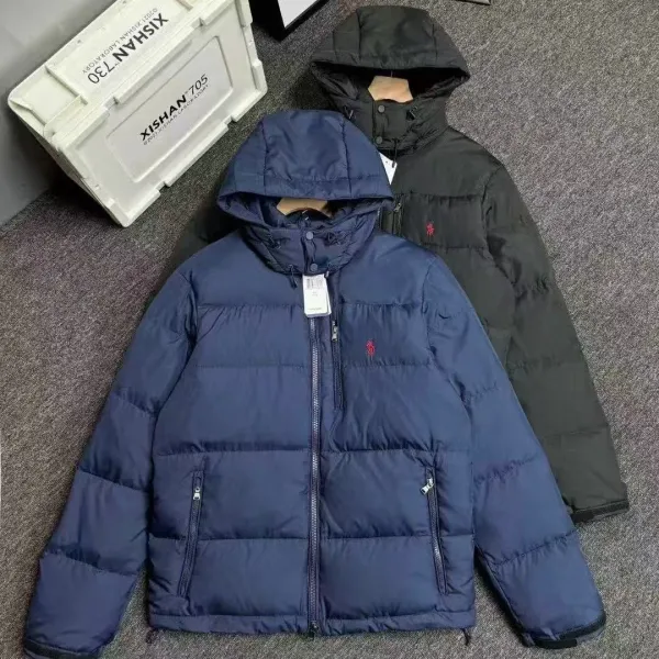 Ralph Lauren Children's Down Jacket Navy Blue - 7