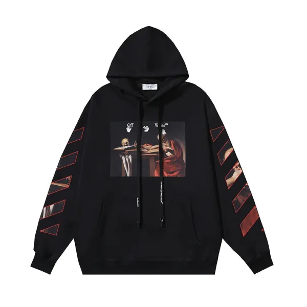Off-White™ Vanitas Print Hoodie Black - 1