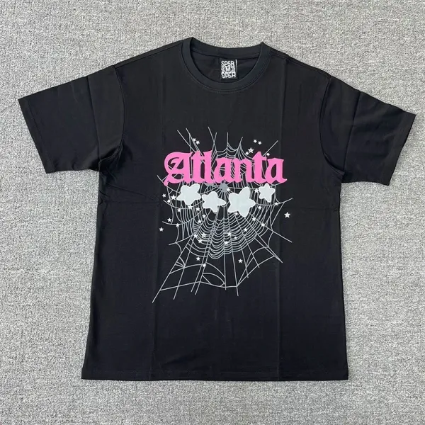 SPER Spider Web Graphic Green T-Shirt - 26
