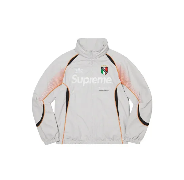 Supreme x Umbro Italy Windbreaker Gray - 1