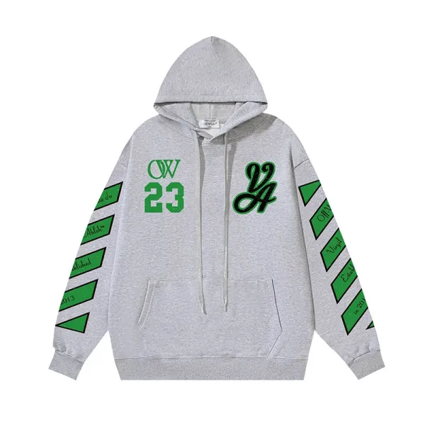 Off-White OW 23 Green Arrow Hoodie - 1