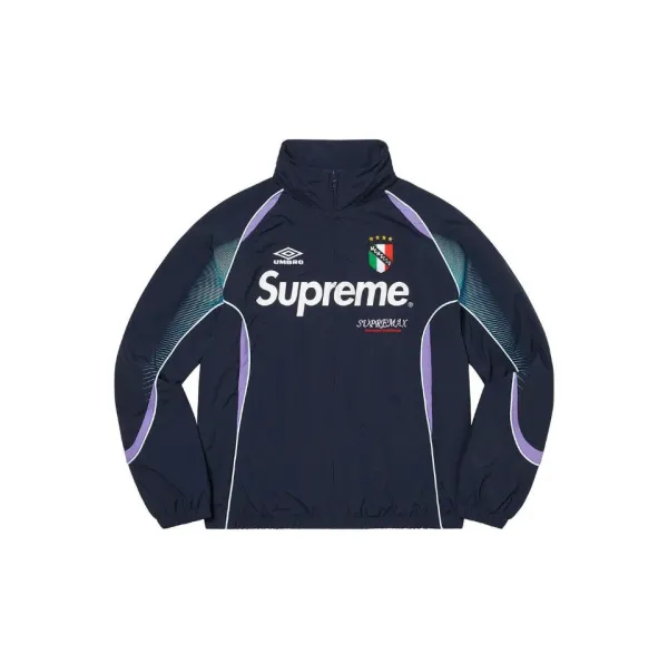 Supreme x Umbro Italy Windbreaker Navy - 1